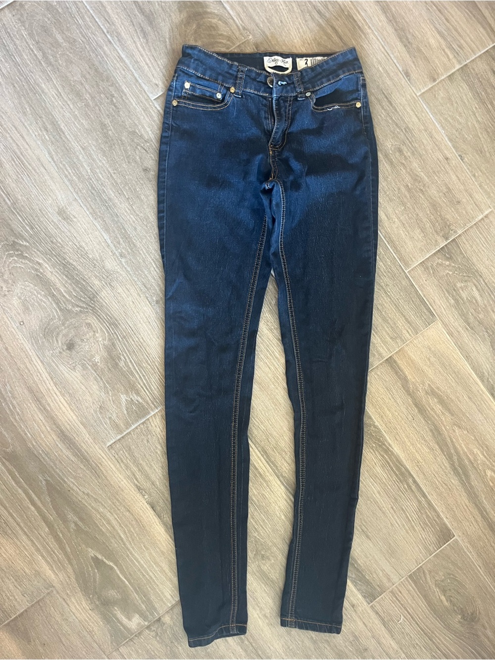 Indigo Rein Women's Dark Blue Skinny Jeans